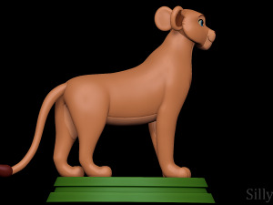 Nala - The Lion King 3Dプリントモデル