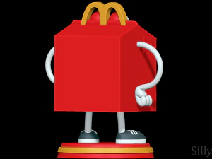 Feliz - mascote do McDonalds Modelo de Impressão 3D