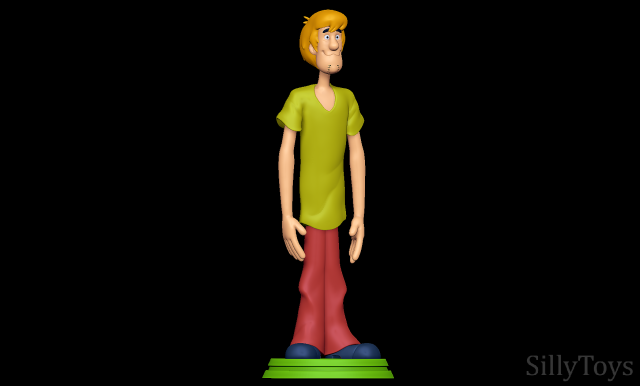 Shaggy - Scooby Doo 3D Print Model .c4d .max .obj .3ds .fbx .stl .blend 