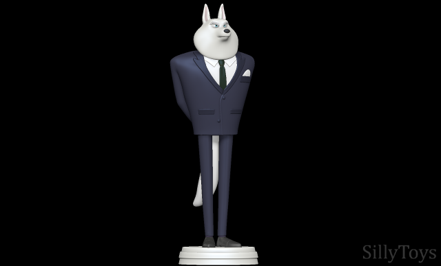 Jimmy Crystal - Sing 2 3D Baskı Modeli .c4d .max .obj .3ds .fbx .stl .blend 