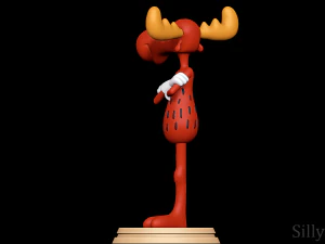 Bullwinkle J moose 3D Print Model