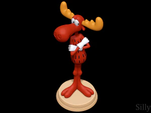 Bullwinkle J moose 3D Print Model