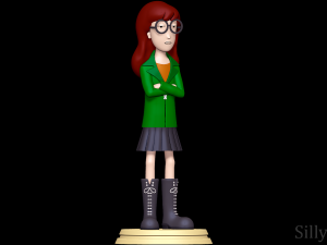 Daria Morgendorffer 3Dプリントモデル