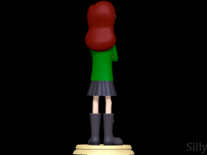Daria Morgendorffer 3Dプリントモデル