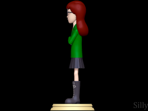 Daria Morgendorffer 3Dプリントモデル
