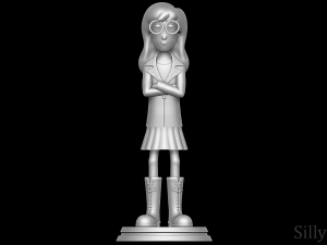 Daria Morgendorffer 3Dプリントモデル