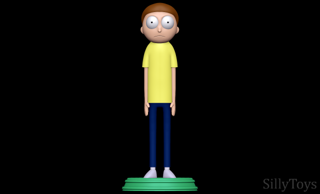 Morty Smith - Rick and Morty 3D Print Model .c4d .max .obj .3ds .fbx .stl .blend 