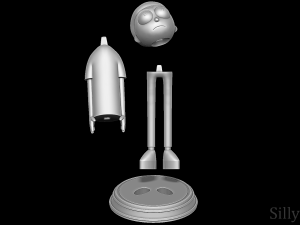 Rick and Morty Modello di stampa 3D