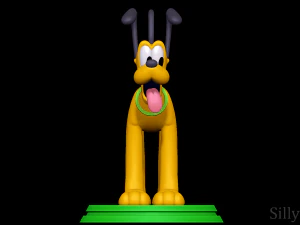Pluto 3D Print Model
