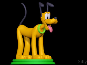 Pluto 3D Print Model