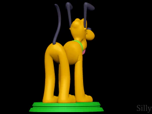 Pluto 3D Print Model