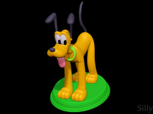 Pluto 3D Print Model