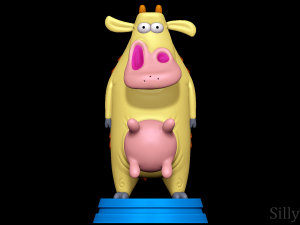 Cow - Cow and Chicken 3D Принт Модель
