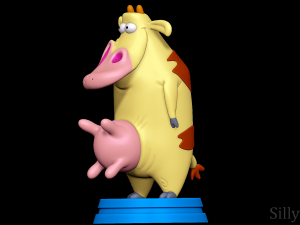 Cow - Cow and Chicken 3D Принт Модель