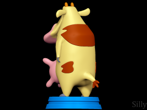 Cow - Cow and Chicken 3D Принт Модель