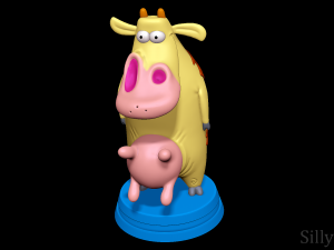 Cow - Cow and Chicken 3D Принт Модель