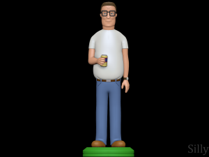 Hank Hill - King of the Hill 3D Print Model