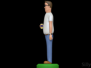 Hank Hill - King of the Hill 3D Print Model