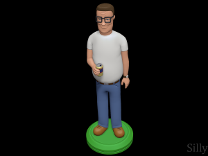 Hank Hill - King of the Hill 3D Print Model