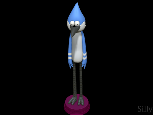 Mordecai - Regular Show 3Dプリントモデル