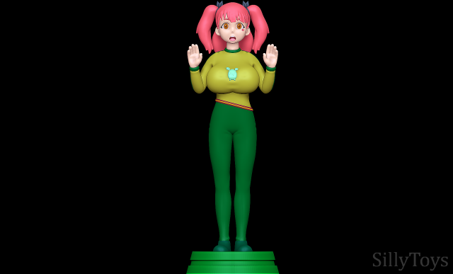 Nene fujinoki Yolkian outfit 3D Print Model .c4d .max .obj .3ds .fbx .stl .blend 
