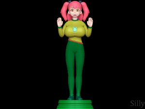 후지노키 네네 요르키안 의상 3D 프린트 모델