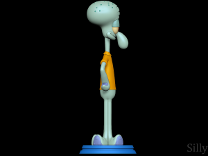 Squidward - SpongeBob SquarePants 3D Baskı Modeli