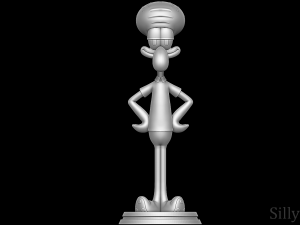 Squidward - SpongeBob SquarePants 3D Baskı Modeli