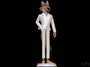 Mr Wolf - The Bad Guys 3D Принт Модель