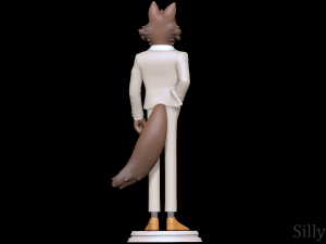 Mr Wolf - The Bad Guys 3D Принт Модель