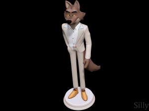 Mr Wolf - The Bad Guys 3D Принт Модель