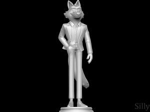 Mr Wolf - The Bad Guys 3D Принт Модель