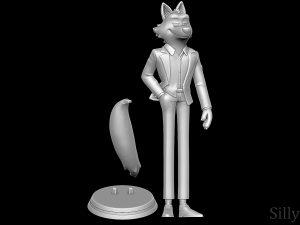 Mr Wolf - The Bad Guys 3D Принт Модель