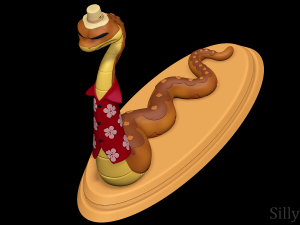 Mr Hubert Snake - The Bad Guys 3D Принт Модель