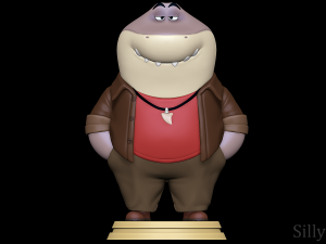 Mr Shark - The Bad Guys 3D Print Model