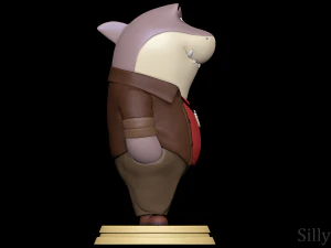 Mr Shark - The Bad Guys 3D Print Model