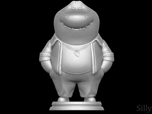 Mr Shark - The Bad Guys 3D Print Model