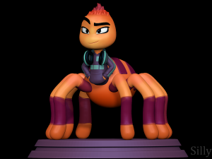 Ms Tarantula - The Bad Guys 3D Baskı Modeli