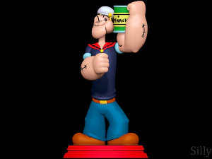 Popeye 3D Print Model