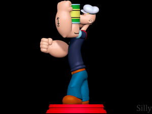 Popeye Modello di stampa 3D