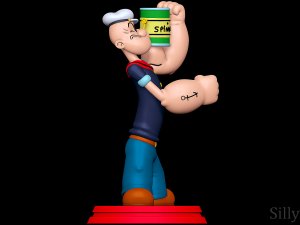 Popeye Modello di stampa 3D