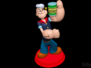 Popeye Modello di stampa 3D