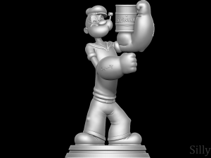 Popeye Modello di stampa 3D