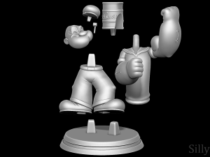 Popeye Modello di stampa 3D