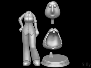 Lois Griffin - Family Guy 3D Print Model