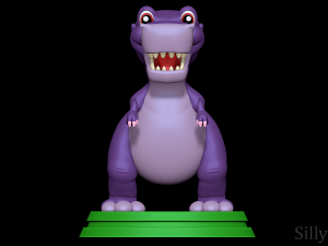 Chomper - The Land Before Time Model do druku 3D