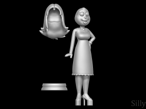 Francine Smith - American Dad 3Dプリントモデル