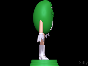 Ms Green - MandMS 3D Print Model