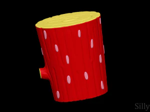 Log From Blammo - The Ren and Stimpy Show 3D प्रिंट मॉडल