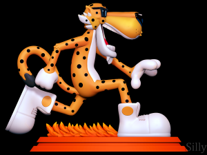 Chester Cheetah - Cheetos Modèles 3D en vedette